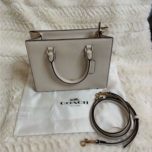 COACH Pebbled Leather Maggie Small Tote
